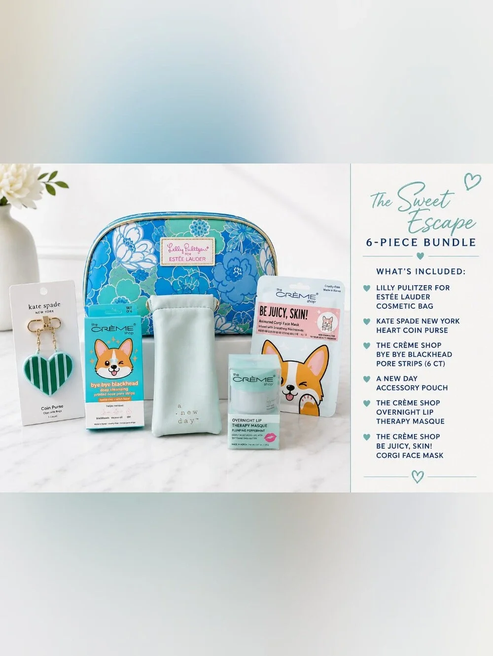 Lily Pulizter x Estée Lauder Beauty & Accessories Bundle